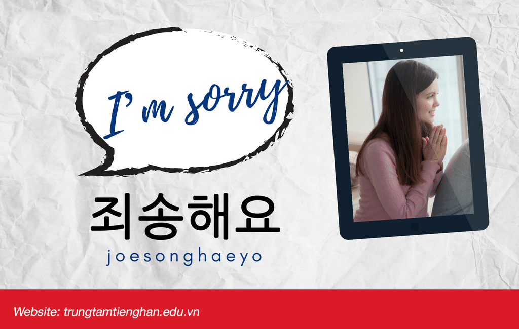 Joesonghaeyo: Toi xin loi