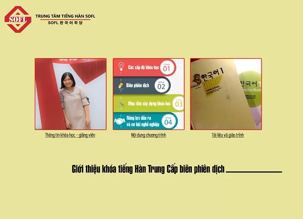Khóa học tiếng Hàn Trung cấp - Định hướng Biên Phiên Dịch