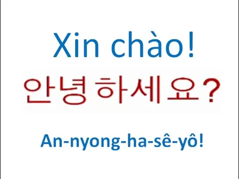 Những câu Xin chào bằng tiếng Hàn Quốc nên biết