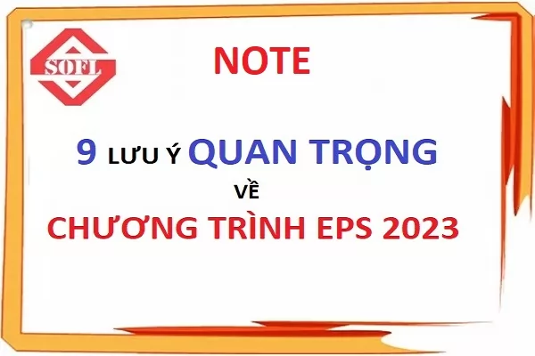 Những lưu ý về chương trình EPS 2023