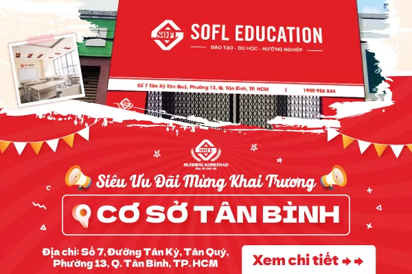 TƯNG BỪNG KHAI TRƯƠNG TRUNG TÂM TIẾNG HÀN SOFL QUẬN TÂN BÌNH